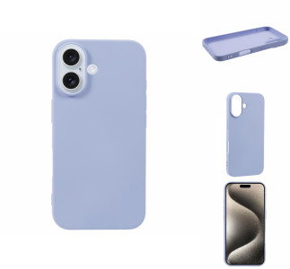 iPhone 16 Plus Cover TPU Lys Lilla forside