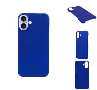 Mørkeblå iPhone 16 Plus cover forside