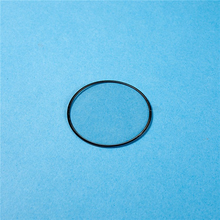 Silkeprintet sort kant på beskyttelsesglas til Samsung Galaxy Watch FE 40mm