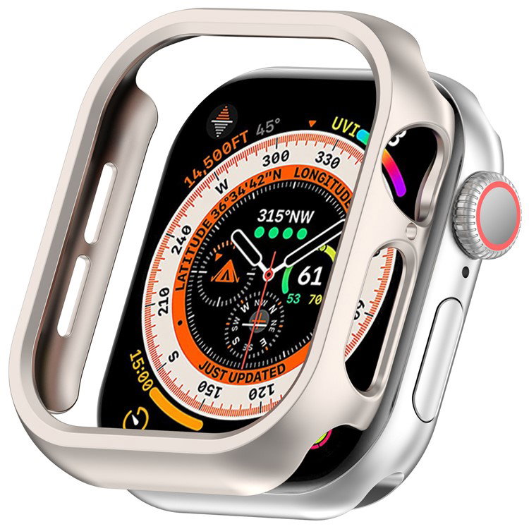 Sidevisning af Apple Watch Series 10 42mm med beskyttelsescover