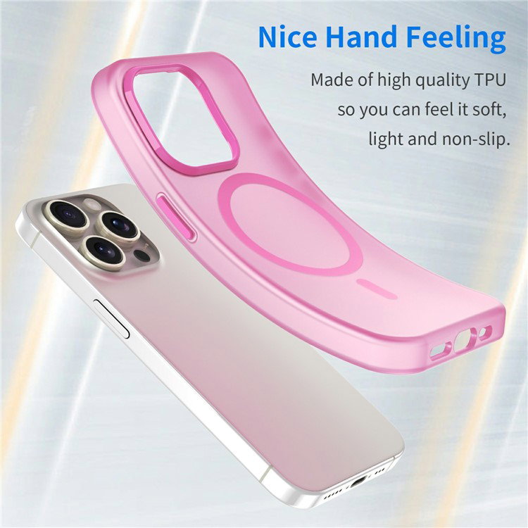 Detalje af pink iPhone 16 Pro cover
