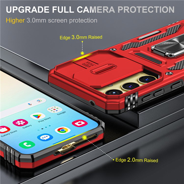 Samsung Galaxy A25 5G Cover - Rød - Sidevisning