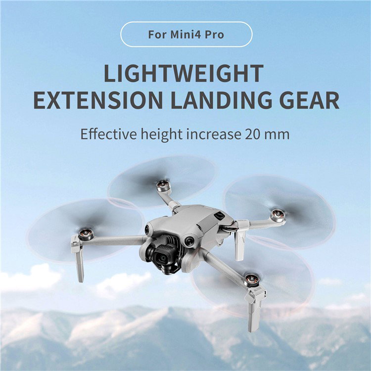 Nærbillede af landingsudstyr til DJI Mini 4 Pro