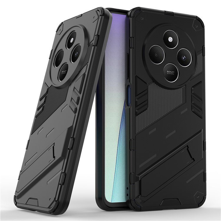 Nærbillede af stødsikkert cover til Xiaomi Redmi 14C