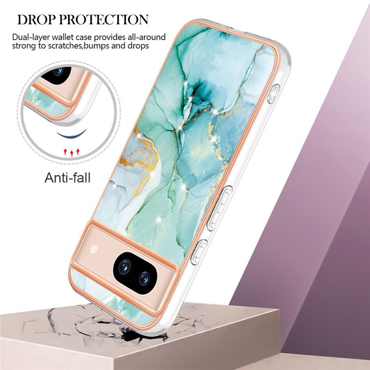 Forgyldt kant på Google Pixel 8a cover