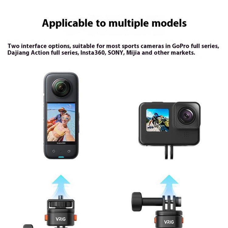 Let og transportabel GoPro adapter