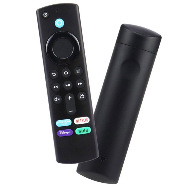 Bruger holder Amazon Fire TV Stick fjernbetjening
