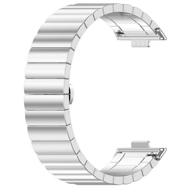 Rustfrit stål rem til Huawei Watch Fit 3 i sølv - bagfra
