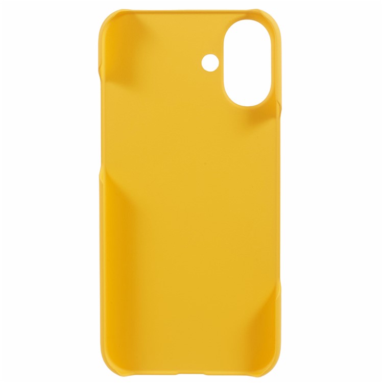 Sidevisning af gul iPhone 16 Plus Cover