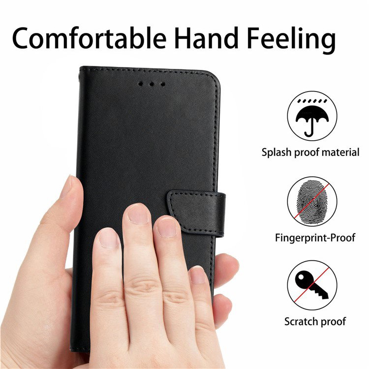 iPhone 16 Pro lædercover med telefon beskyttet