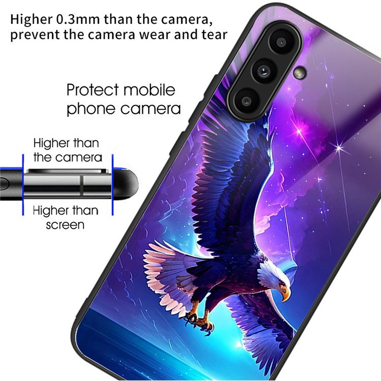 Samsung Galaxy A25 5G Beskyttelsescover - Flyvende Ørn bagside