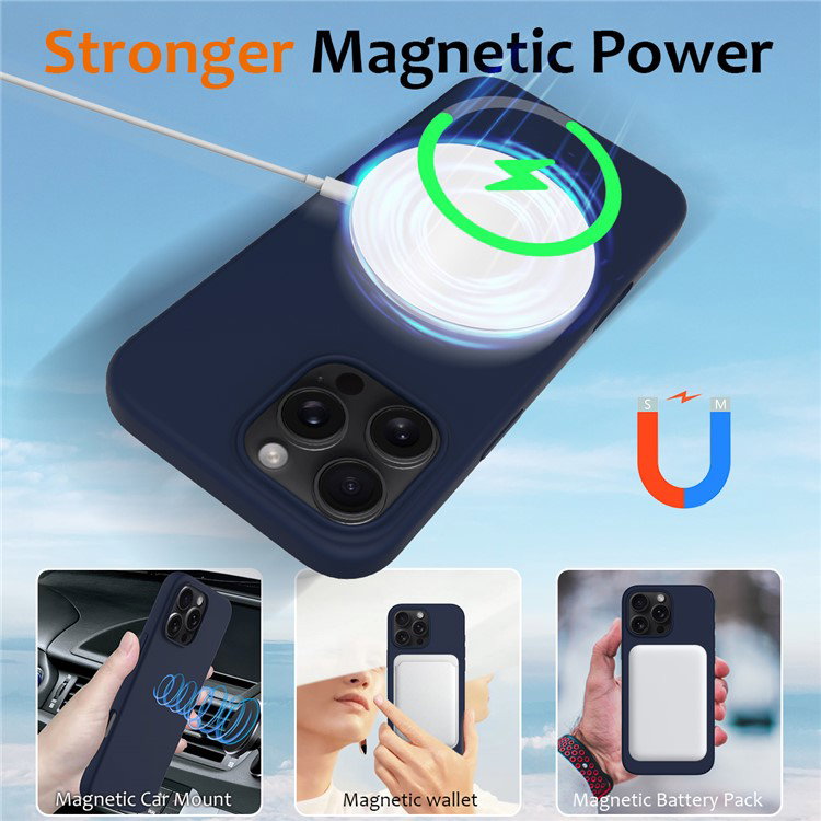 Visning af indersiden af iPhone 16 Pro silikone cover