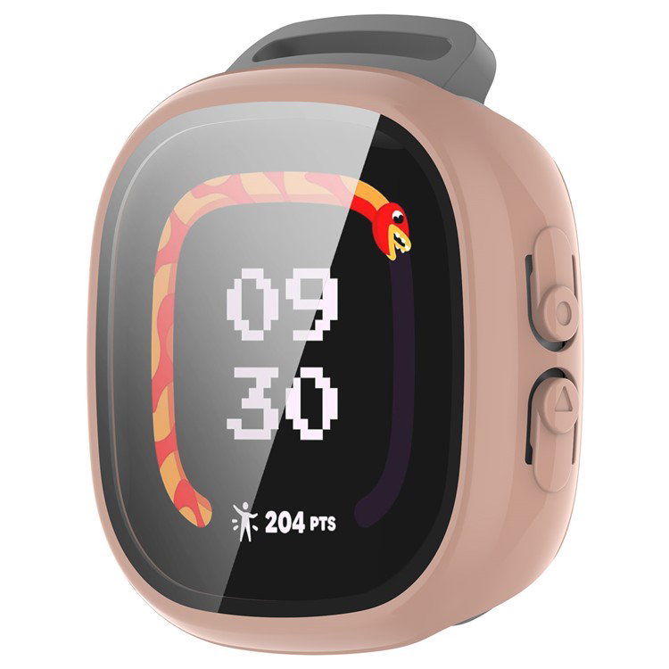 Fitbit Ace LTE beskyttelsescover i pink med 360 graders beskyttelse