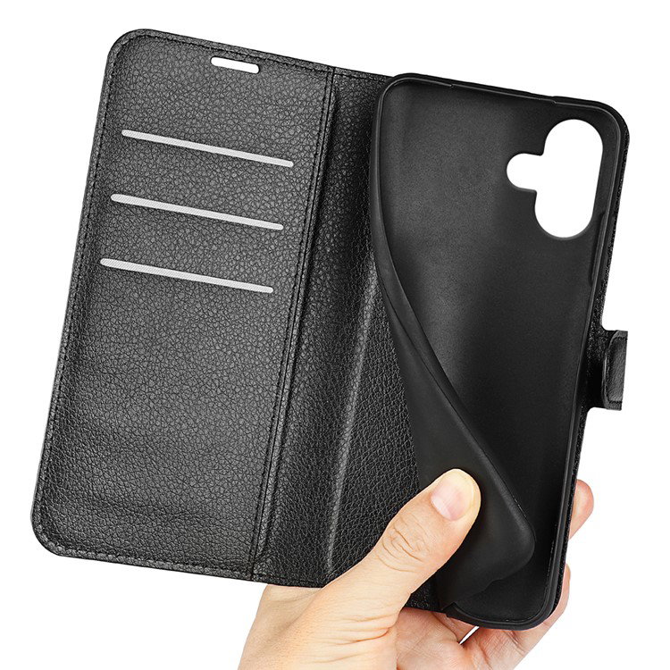  iPhone 16 Plus læder cover med kontanter