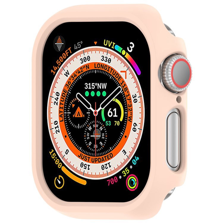 Stilfuldt pink beskyttelsescover til Apple Watch
