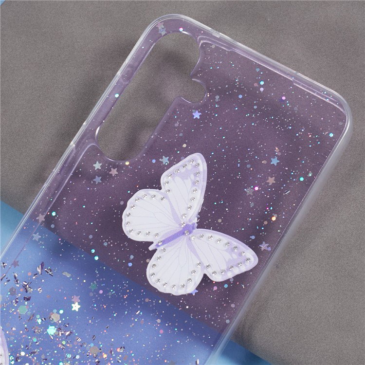 Samsung Galaxy A25 5G cover - lilla vinkelvisning