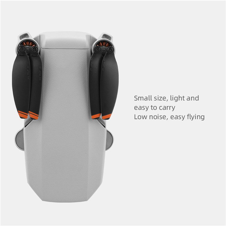 DJI Mini drone med monterede propeller