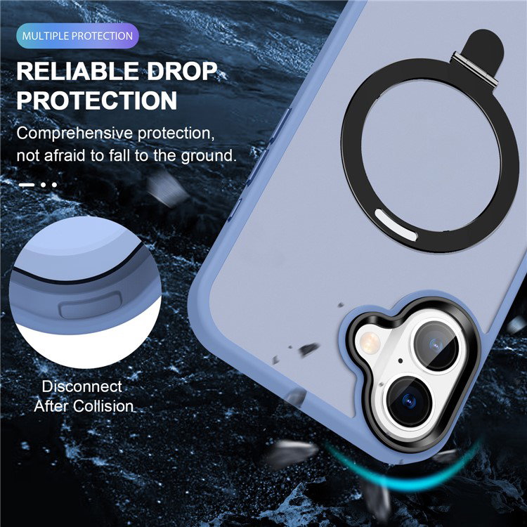 Justerbar støttefod på iPhone 16 cover