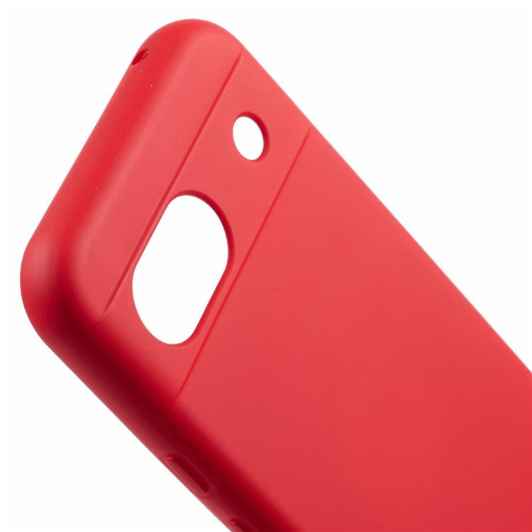 Google Pixel 8a rænder i rødt TPU cover
