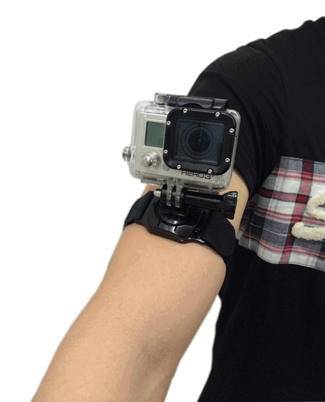 Wrist strap mount til gopro