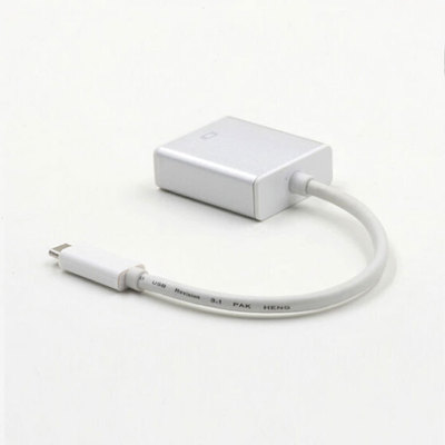 USB-C til VGA adapter i aluminium - USB 3.1